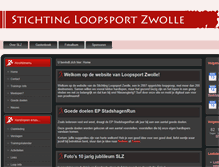 Tablet Screenshot of loopsportzwolle.nl